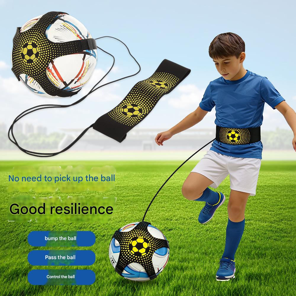 Tennis ball juggling bag, soccer ball training ball controller, kicking without retrieving the ball, assisting in rebounding the ball juggling belt.