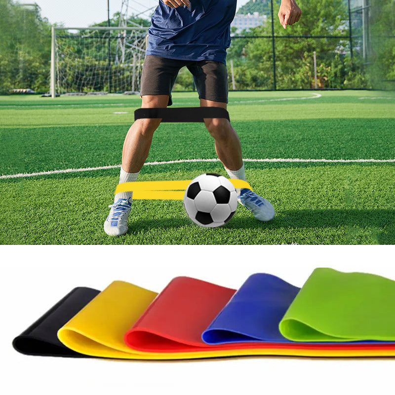 Mini soccer training resistance bands for men, thick and high elasticity, leg training equipment, resistance circle.