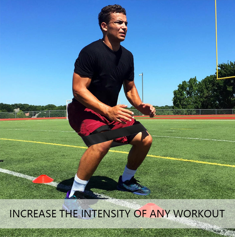 Mini soccer training resistance bands for men, thick and high elasticity, leg training equipment, resistance circle.