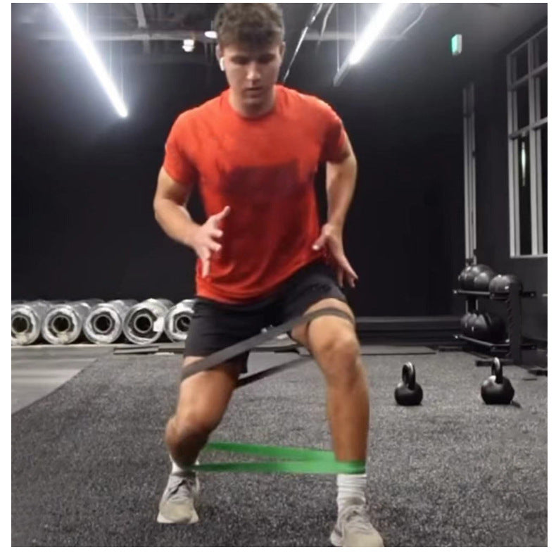 Mini soccer training resistance bands for men, thick and high elasticity, leg training equipment, resistance circle.