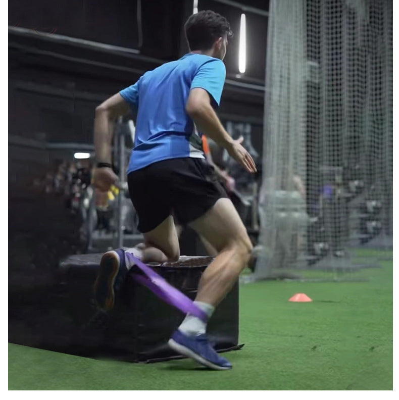 Mini soccer training resistance bands for men, thick and high elasticity, leg training equipment, resistance circle.